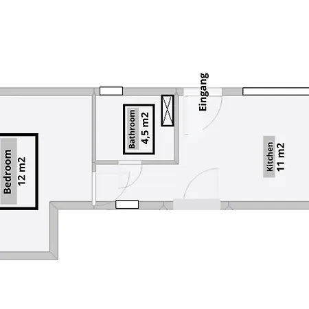Mini-apartment Ruhig Und Verkehrsguenstig In Berlín
