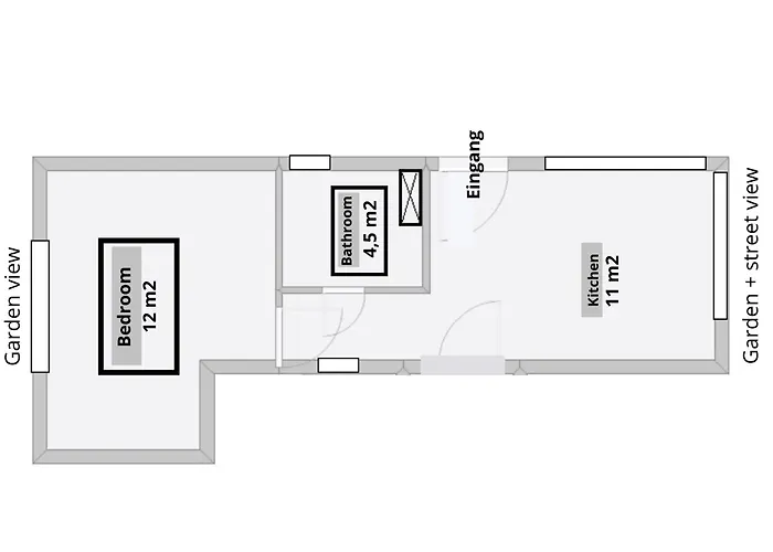 Mini-apartment Ruhig Und Verkehrsguenstig In Berlin